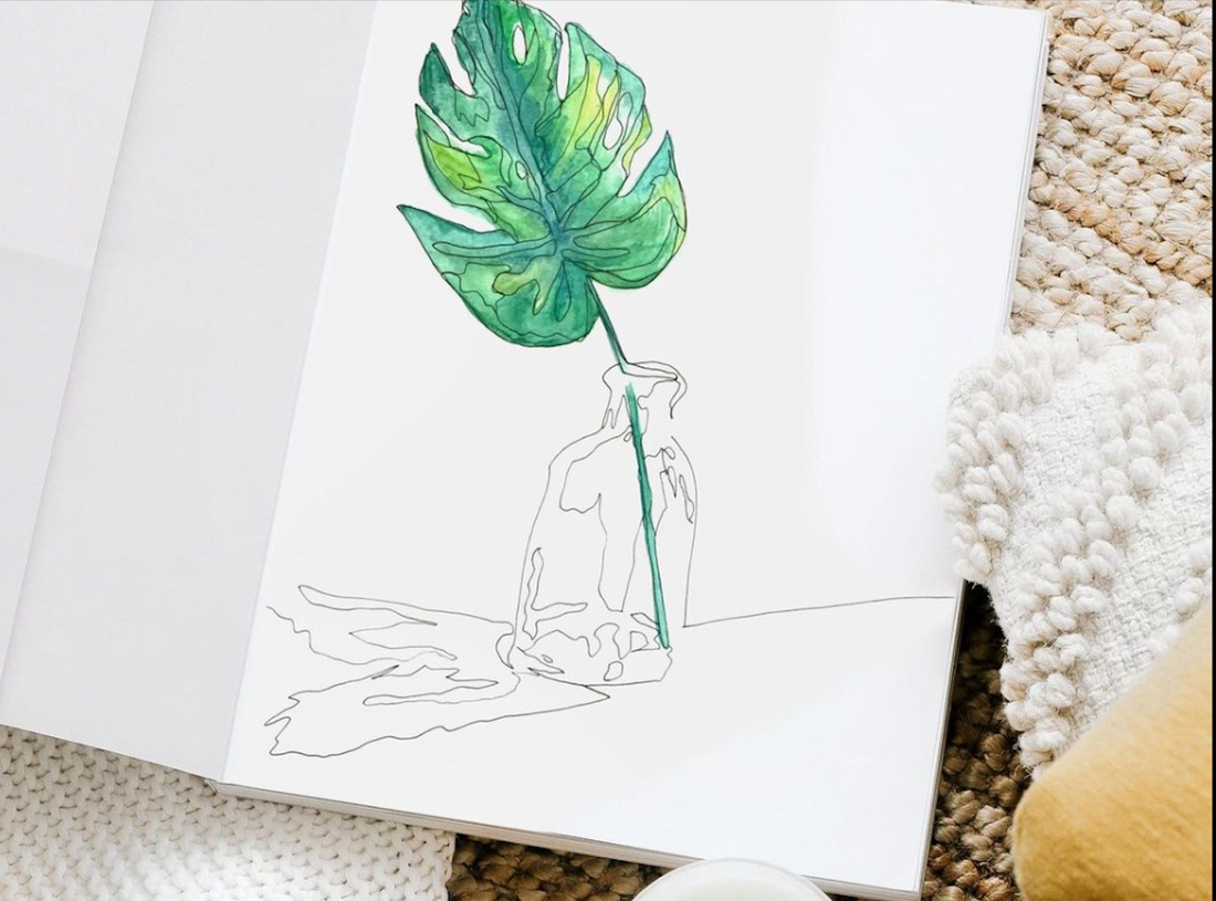 Exploring Drawing Drop Of Colour - The Studio - Exploring Continuous Line Drawing – Drop ...