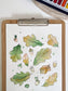 Oak Leaves Pattern - Printable design