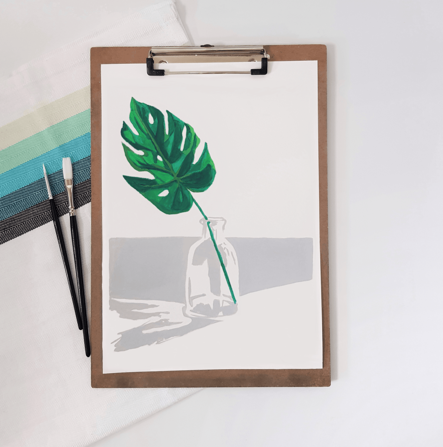 Monstera leaf