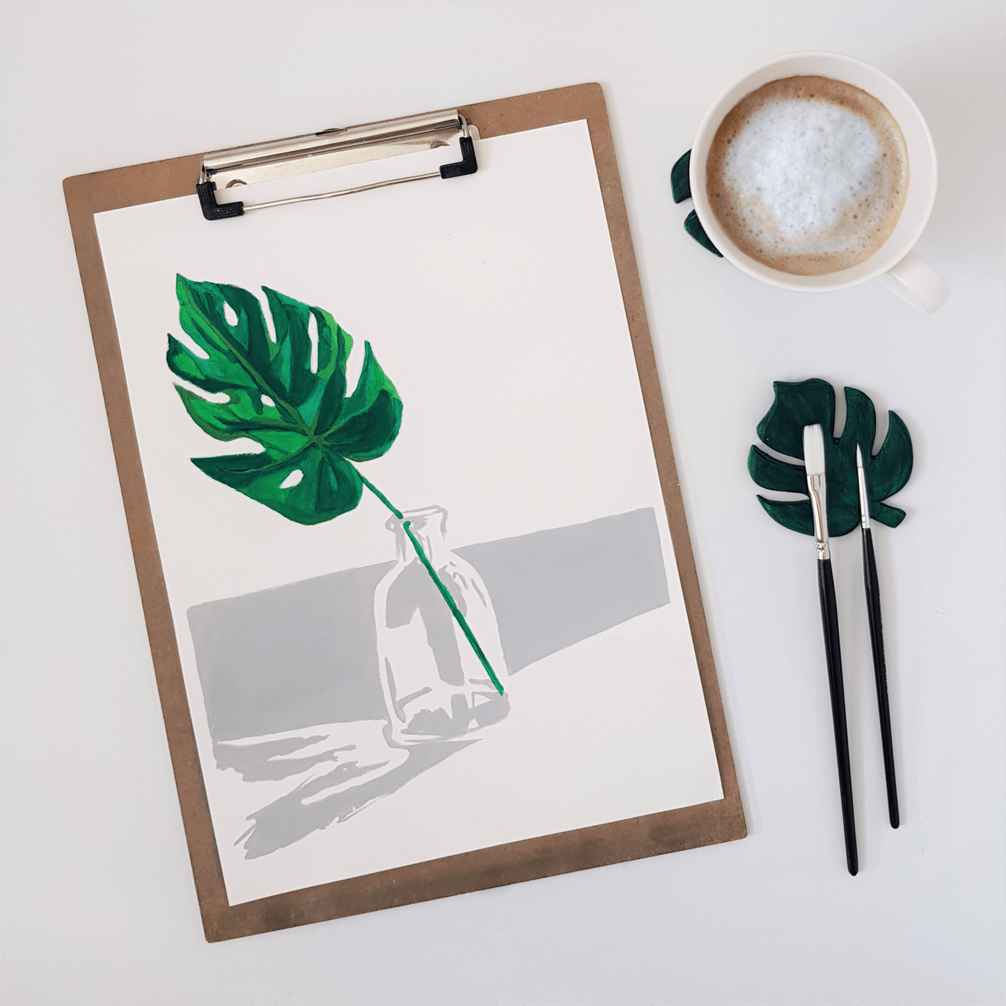 Monstera leaf