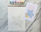 Monstera Plant - Happy Pastels Art Kit
