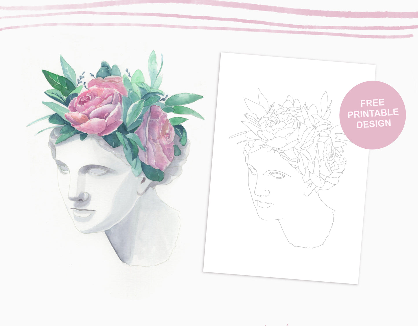 Venus in Bloom - Printable Design